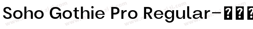Soho Gothie Pro Regular字体转换
